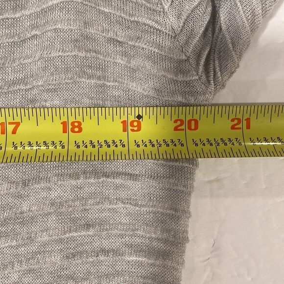 Kerisma grey open front 3/4 sleeve cardigan sweater - Picture 9 of 10